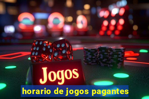 horario de jogos pagantes